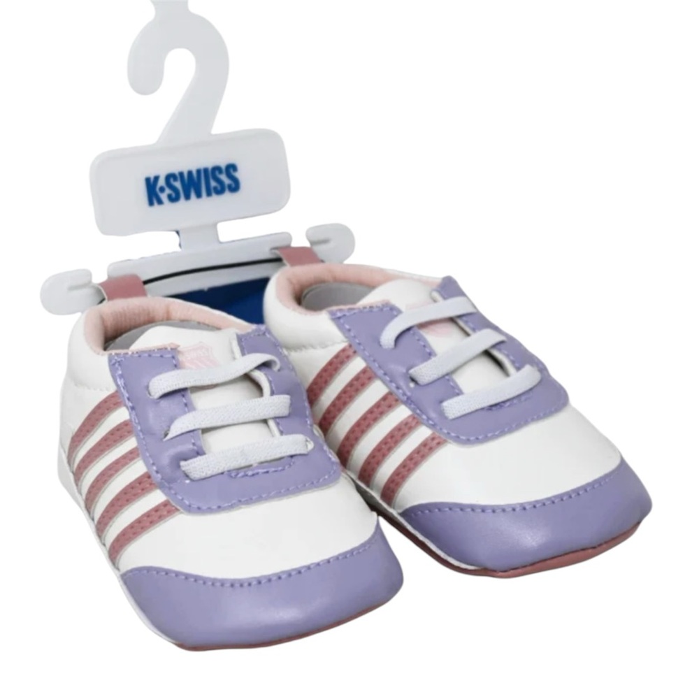 K-Swiss Infant Crib Shoe Soft Bottom Baby Shoes - Sneakers Size 2
